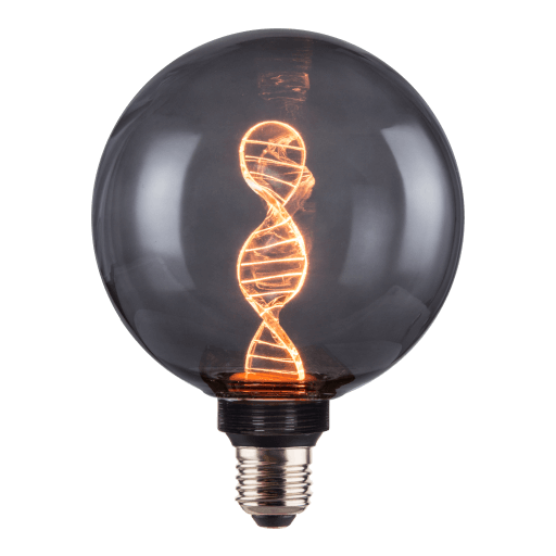 Dimmable round DNA Lamp 12,5x16,4cm, smoke