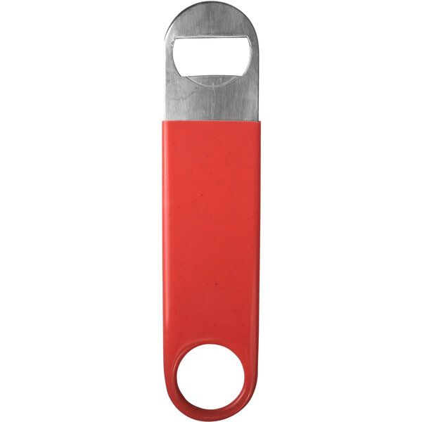 Bottle Opener Vinyl coated red