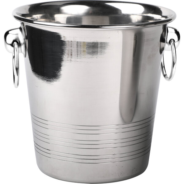 Mini Ice Bucket Ring/Optic, Stainless St., Ø14,5x14,5cm