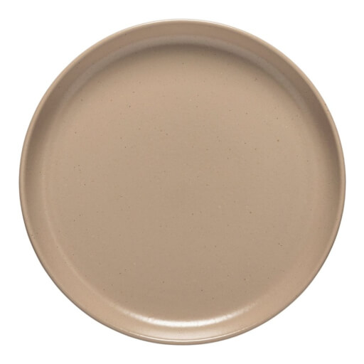 Pacifica - Round Plate 22cm, chestnut brown