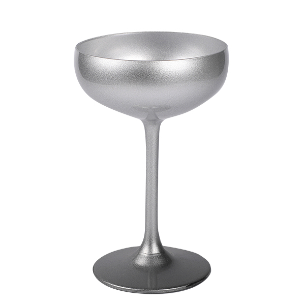 Cocktailschale Glas Silber 230 ml
