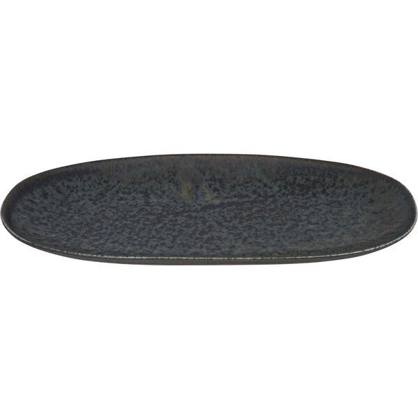 Onyx Noir Plate 28.5x14x2.5cm YW-7218/BK 6/48