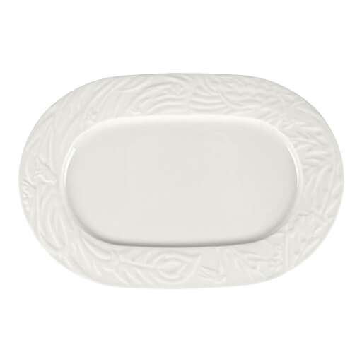 11AS34 FENIKS ALUMILITE Oval Plate 34cm