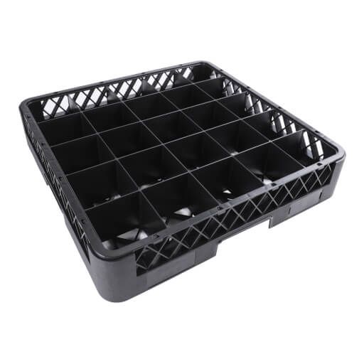 25-Compartment Basiskorb 50x50x10 Schwarz