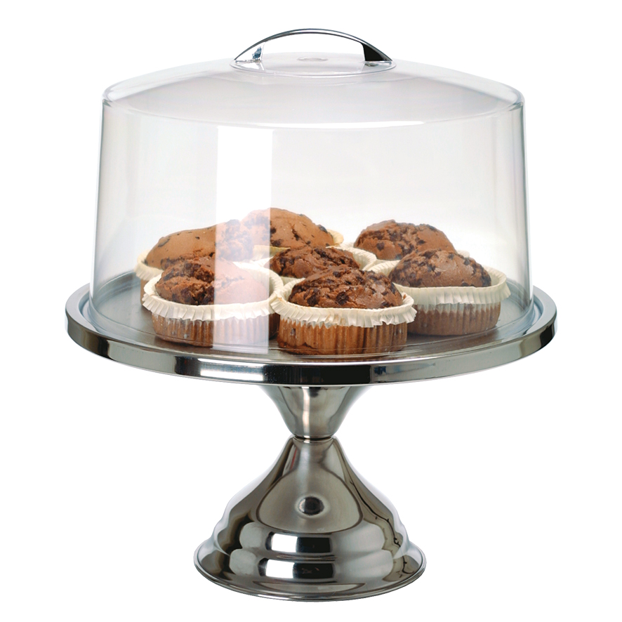00614_web Cake Stand 18/8 S/S, Ø32cm, H18cm