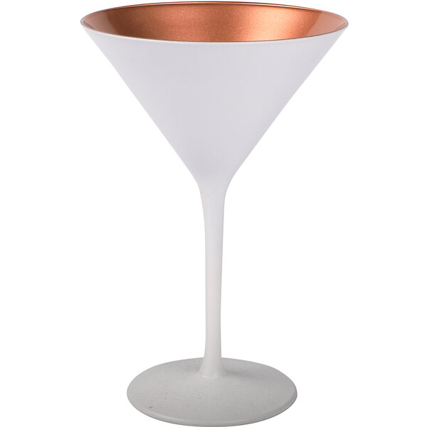 Cocktailschale matt Weiss/Bronze 240ml