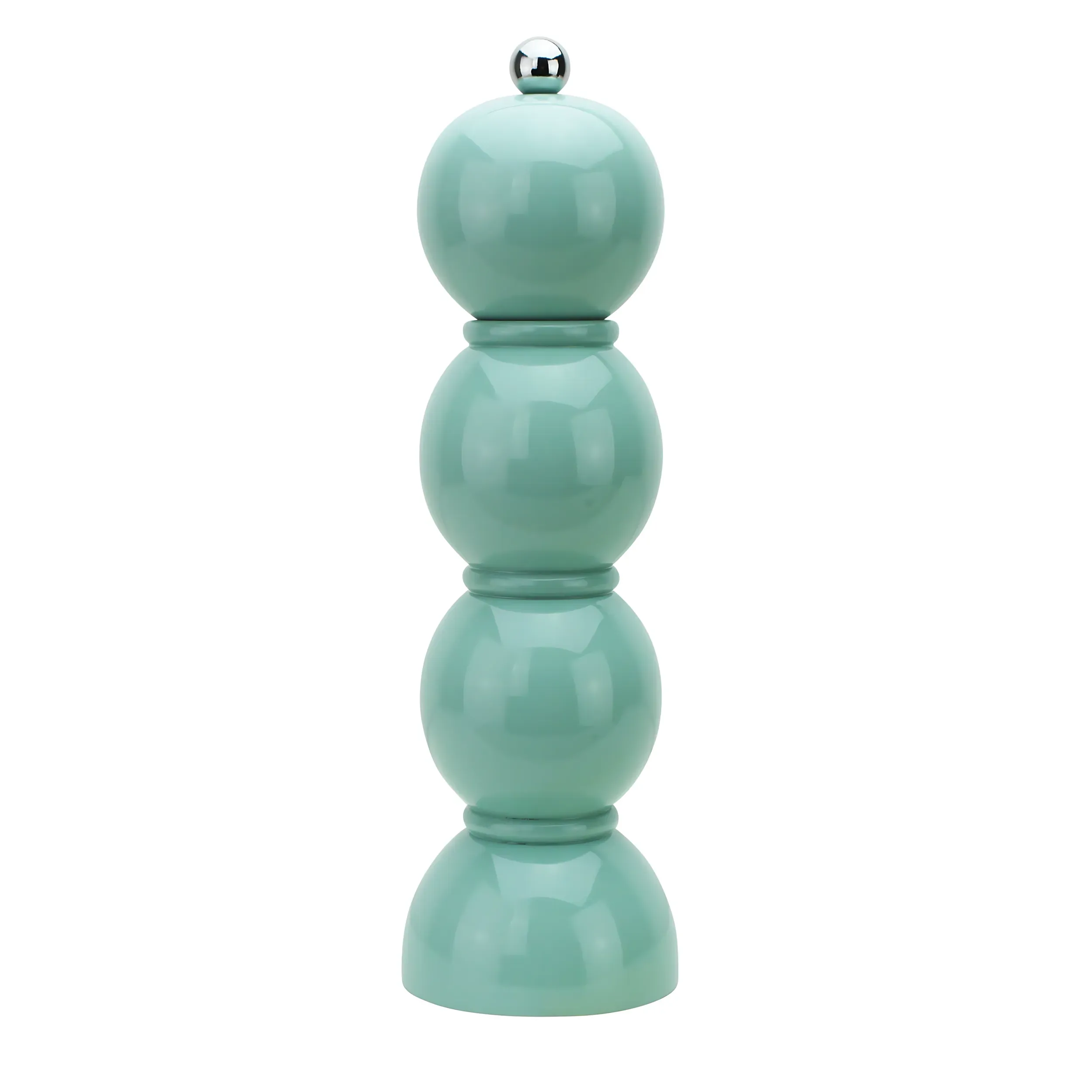 Salt & Pepper Mill "Bobbin", Eau de Nil, 23,5 cm