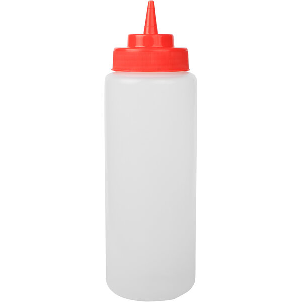 Ketchup Squeeze Bottle 32 oz, 944 ml, Wide Mouth