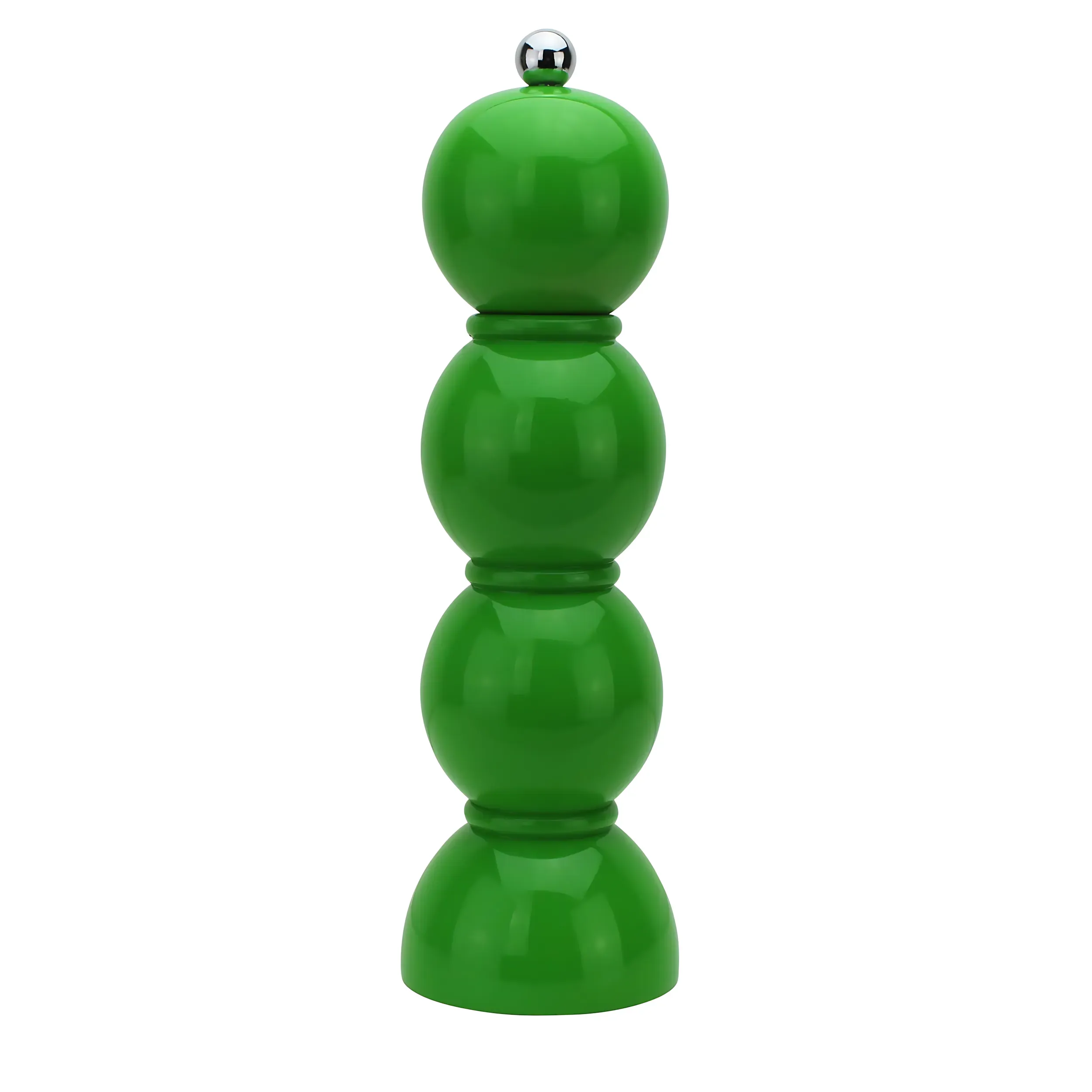 Salt & Pepper Mill "Bobbin", Leaf Green, 23,5 cm