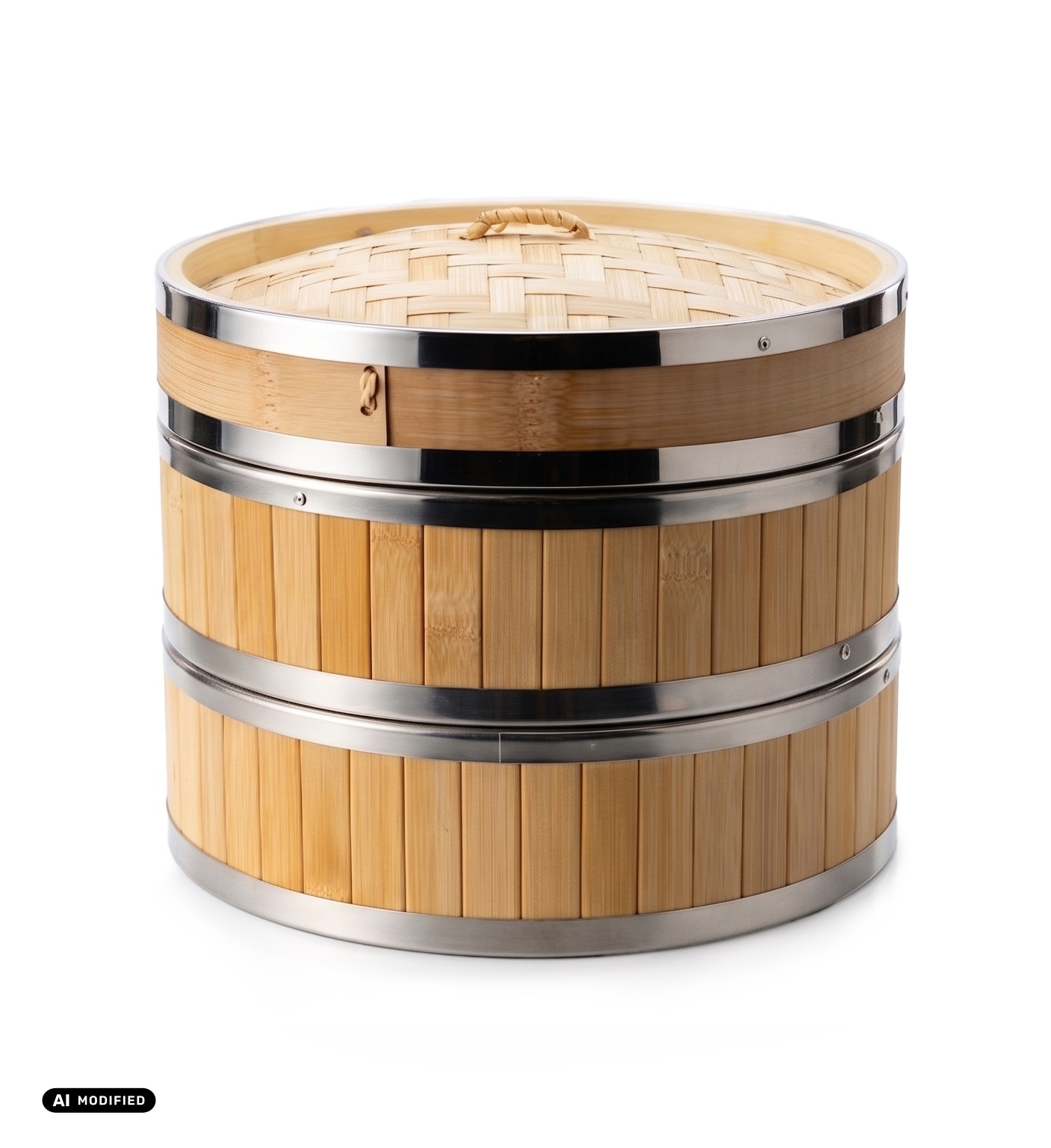 Bamboo Steamer Ø 25,4 cm 3pcs set