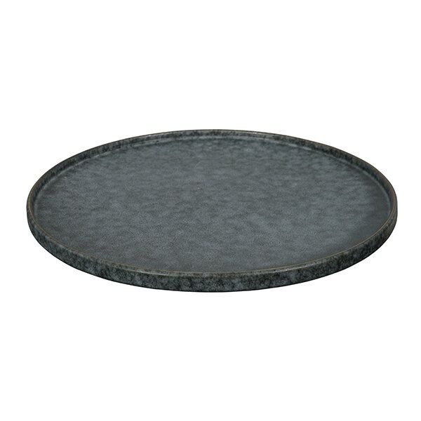 Nezumi Grey Plate 27x2.5cm E608-P-08039 2/24