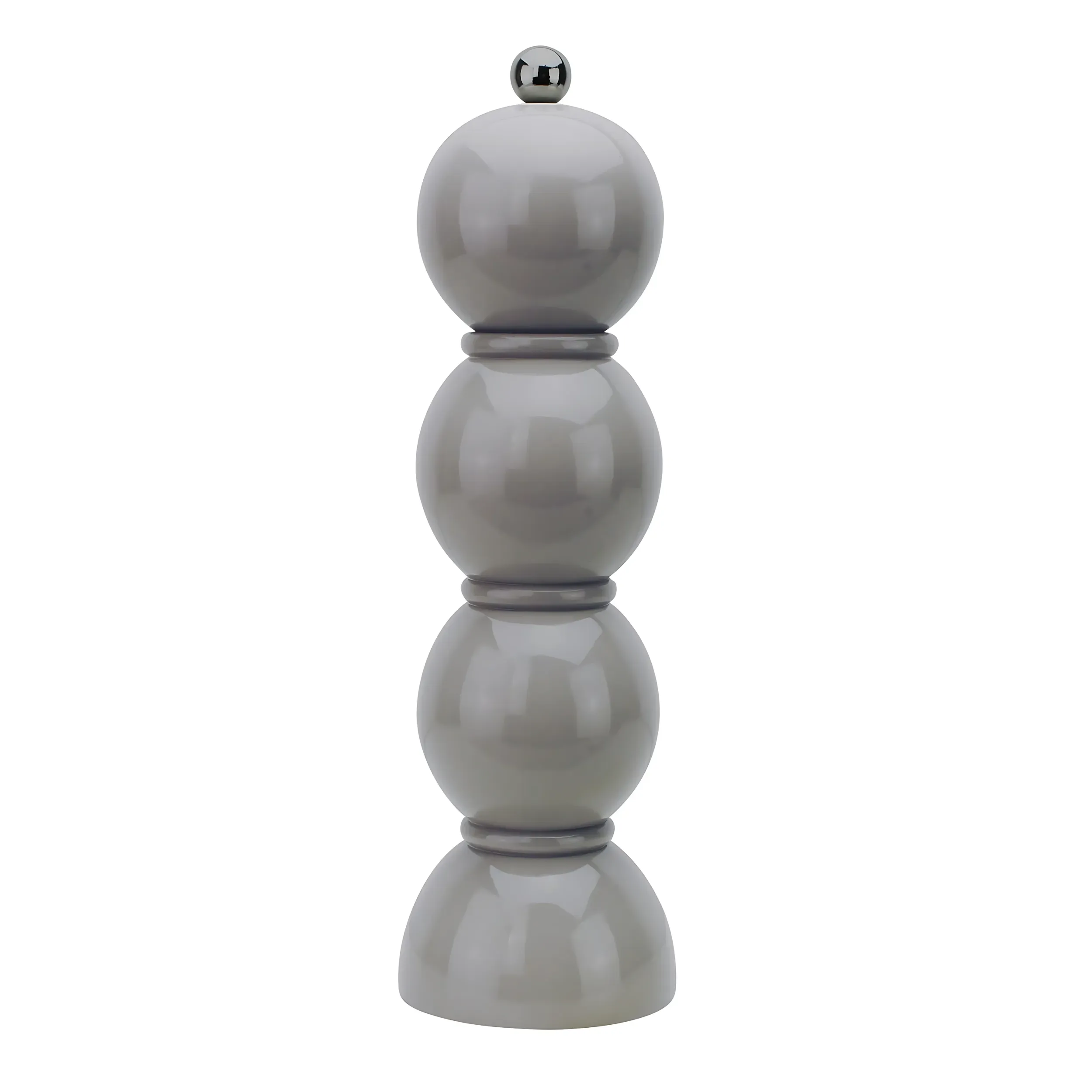 Salt & Pepper Mill "Bobbin", Grey, 23,5 cm