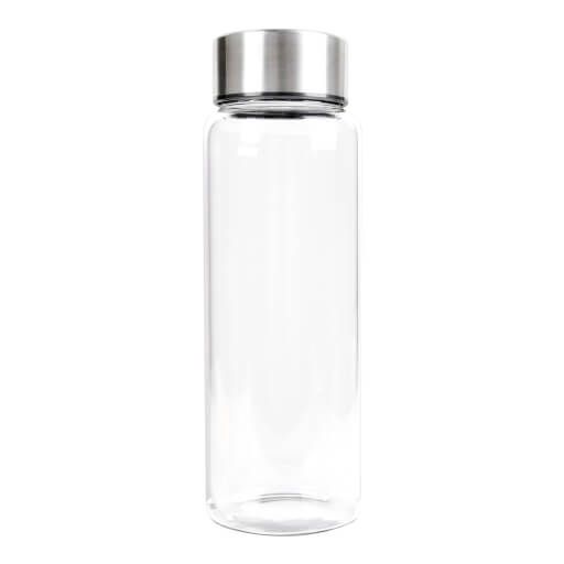 Glassware no.1 Glasflasche mit Edelstahldeckel, 750 ml