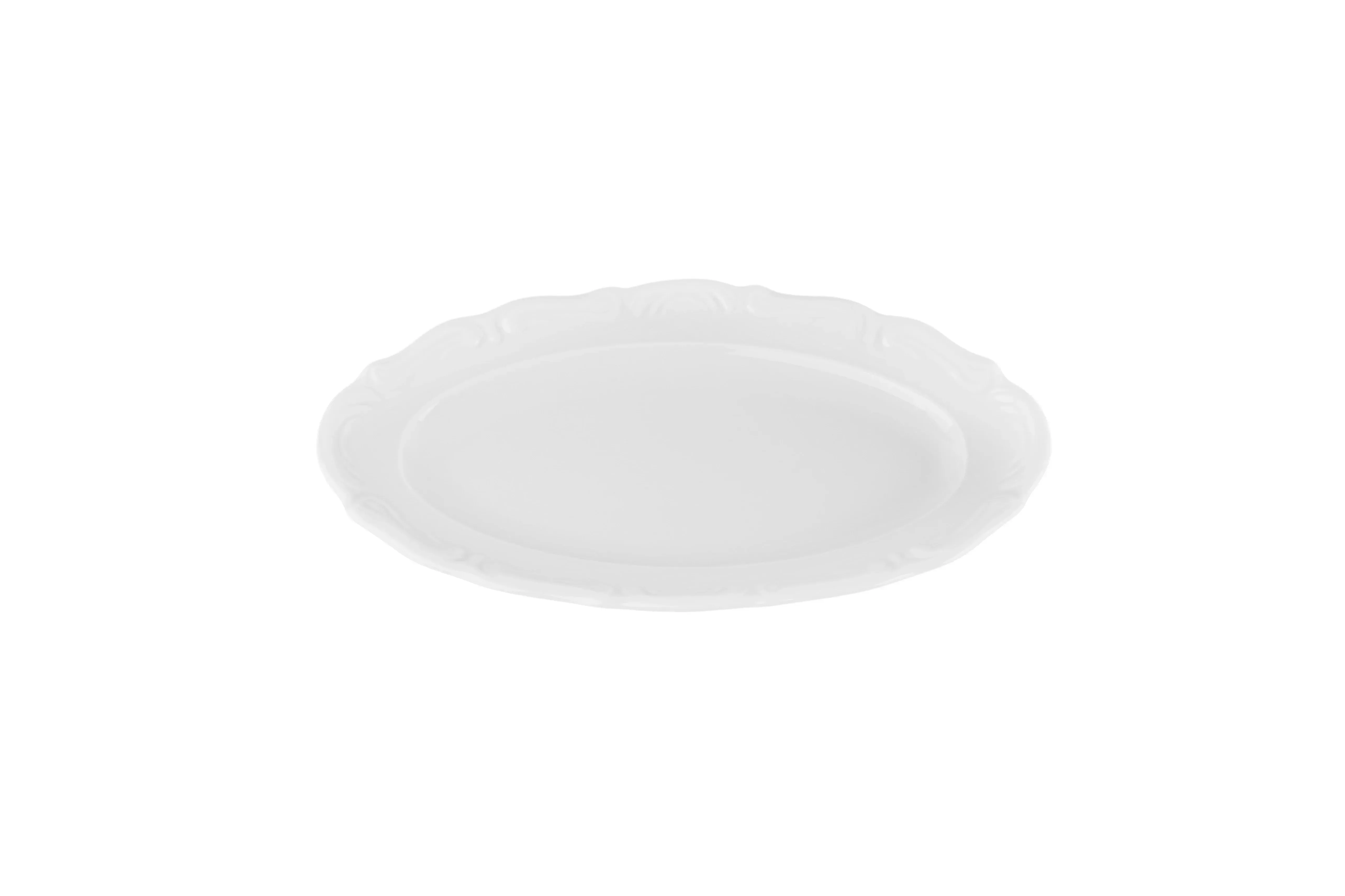 Maria White Oval Plate 27cm