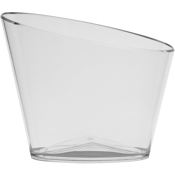 Oval Bottle Cooler, acrilic clear