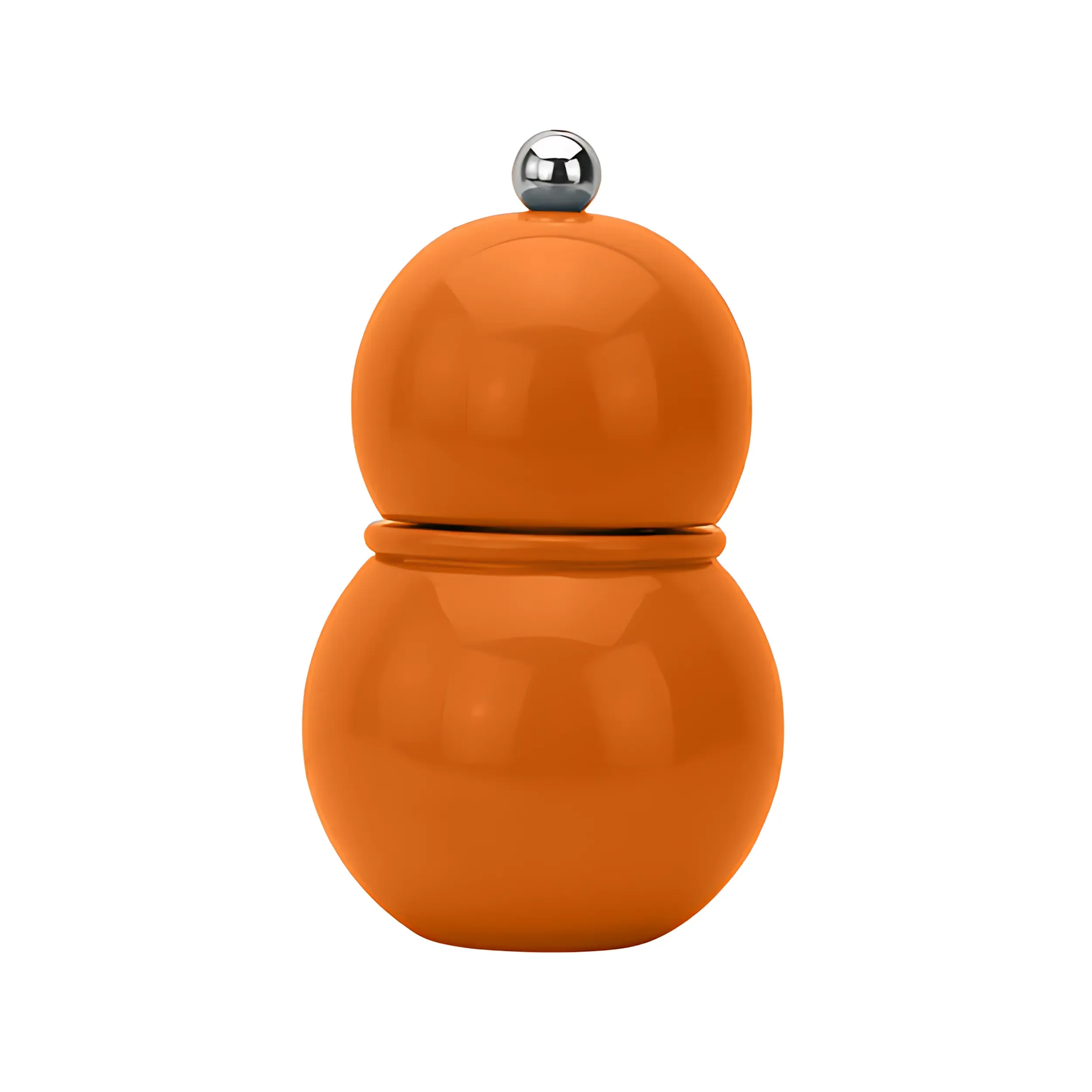 Salt & Pepper Mill "Chubbie", Orange, 12 cm