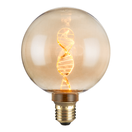 Dimmable round DNA Lamp 12,5x16,4cm, amber