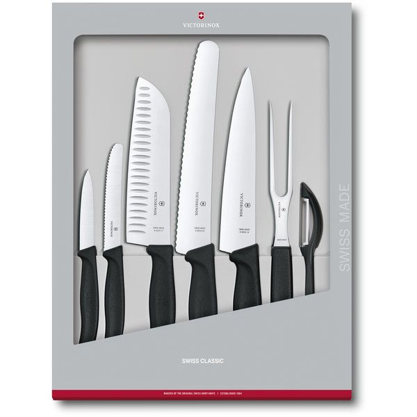 Swiss Classic Messerblock gross, leer, schwarz