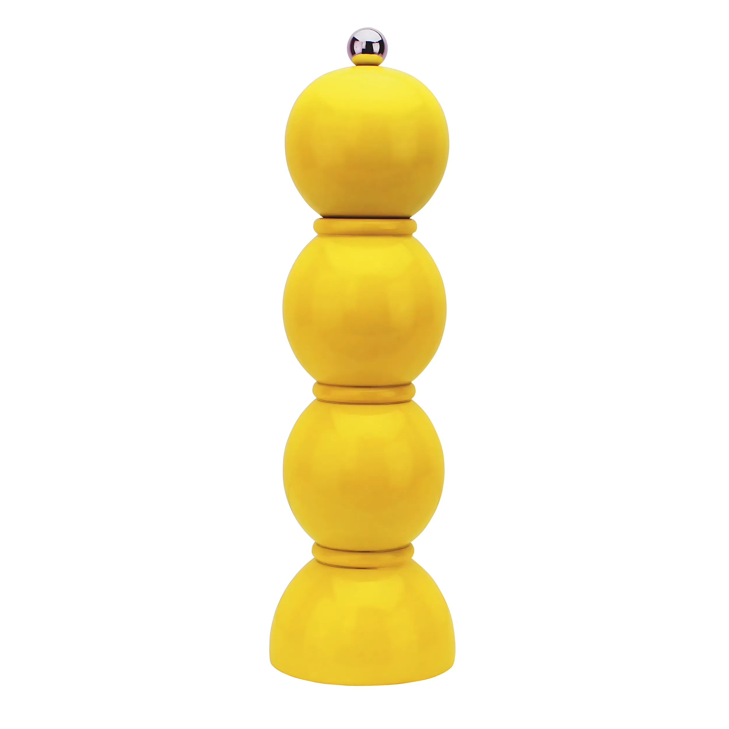 Salt & Pepper Mill "Bobbin", Yellow, 23,5 cm