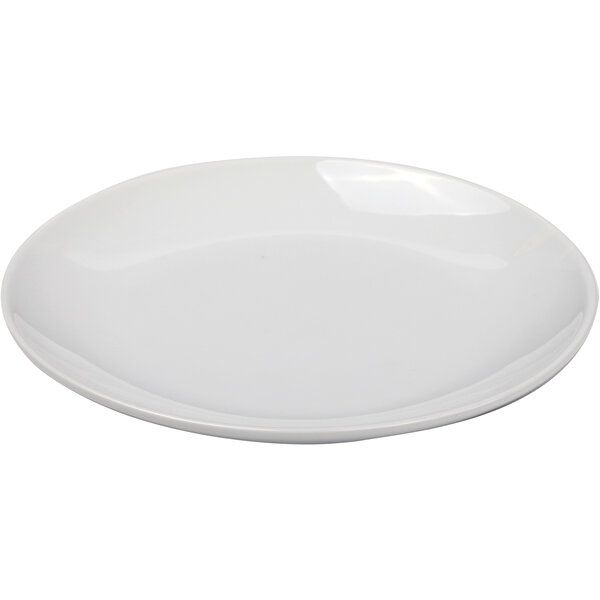 Flacher runder Coupe Teller 17cm, weiß