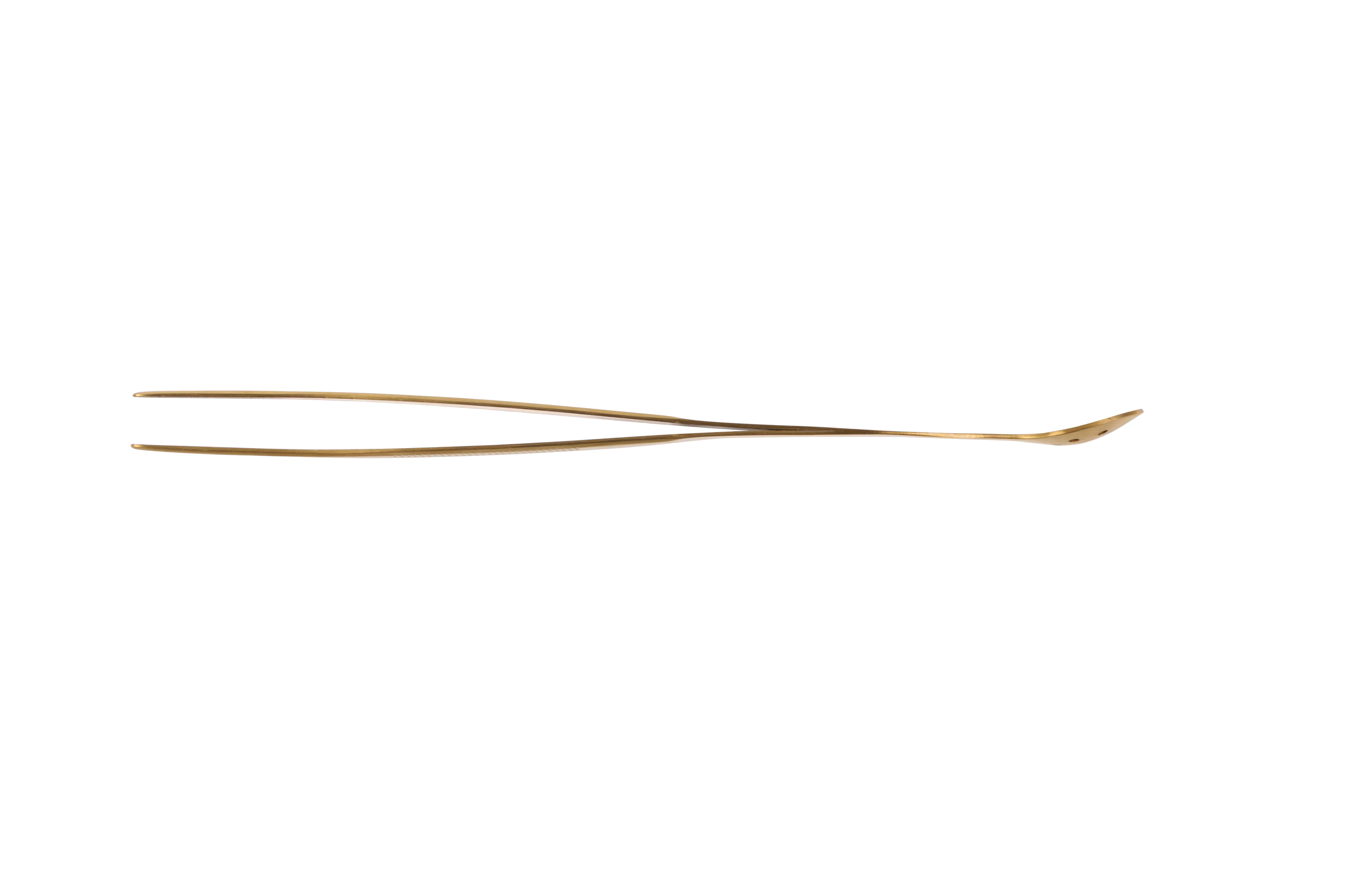 Barware Pinzette mit Löffel, Gold, 27 cm