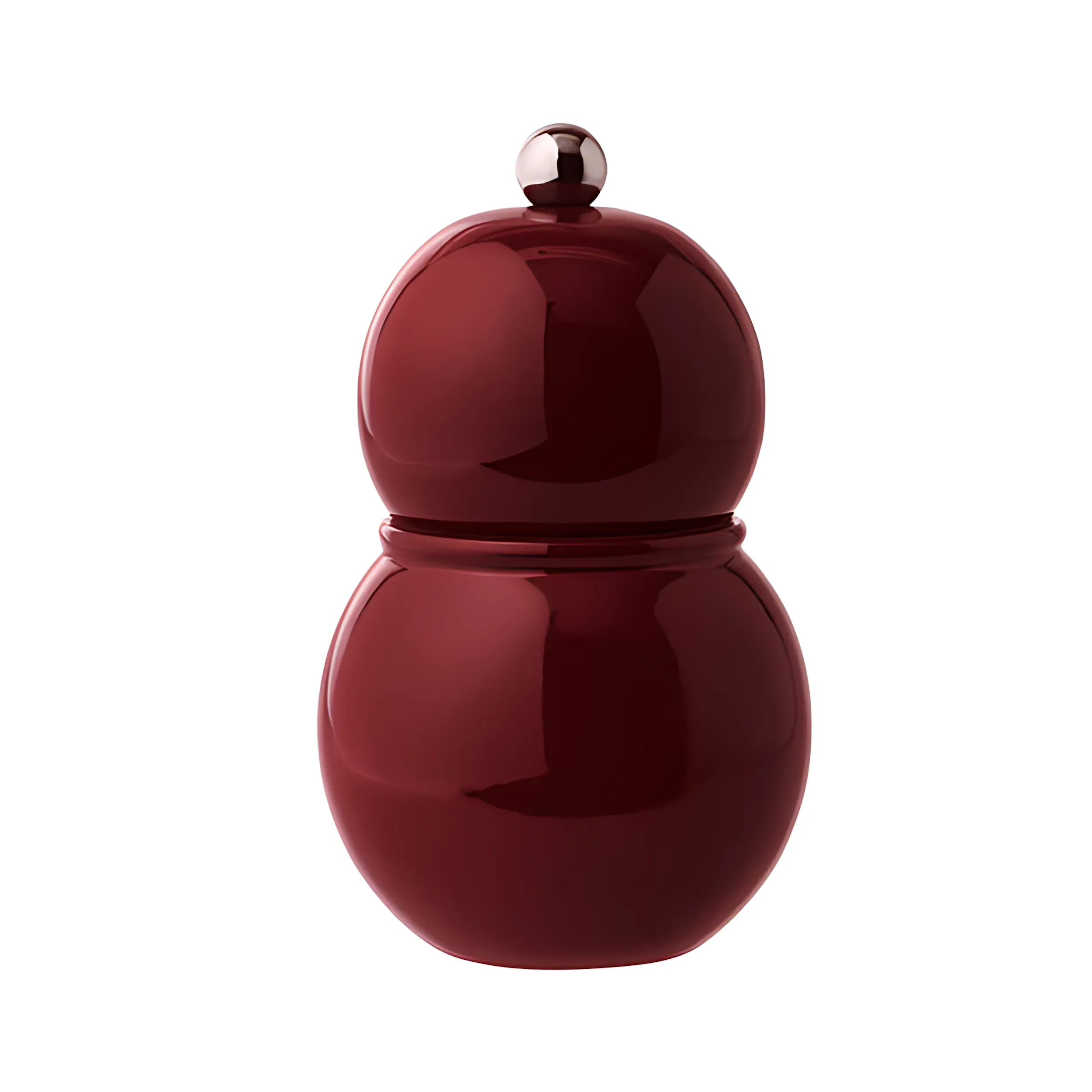 Salt & Pepper Mill "Chubbie", Cherry, 12 cm