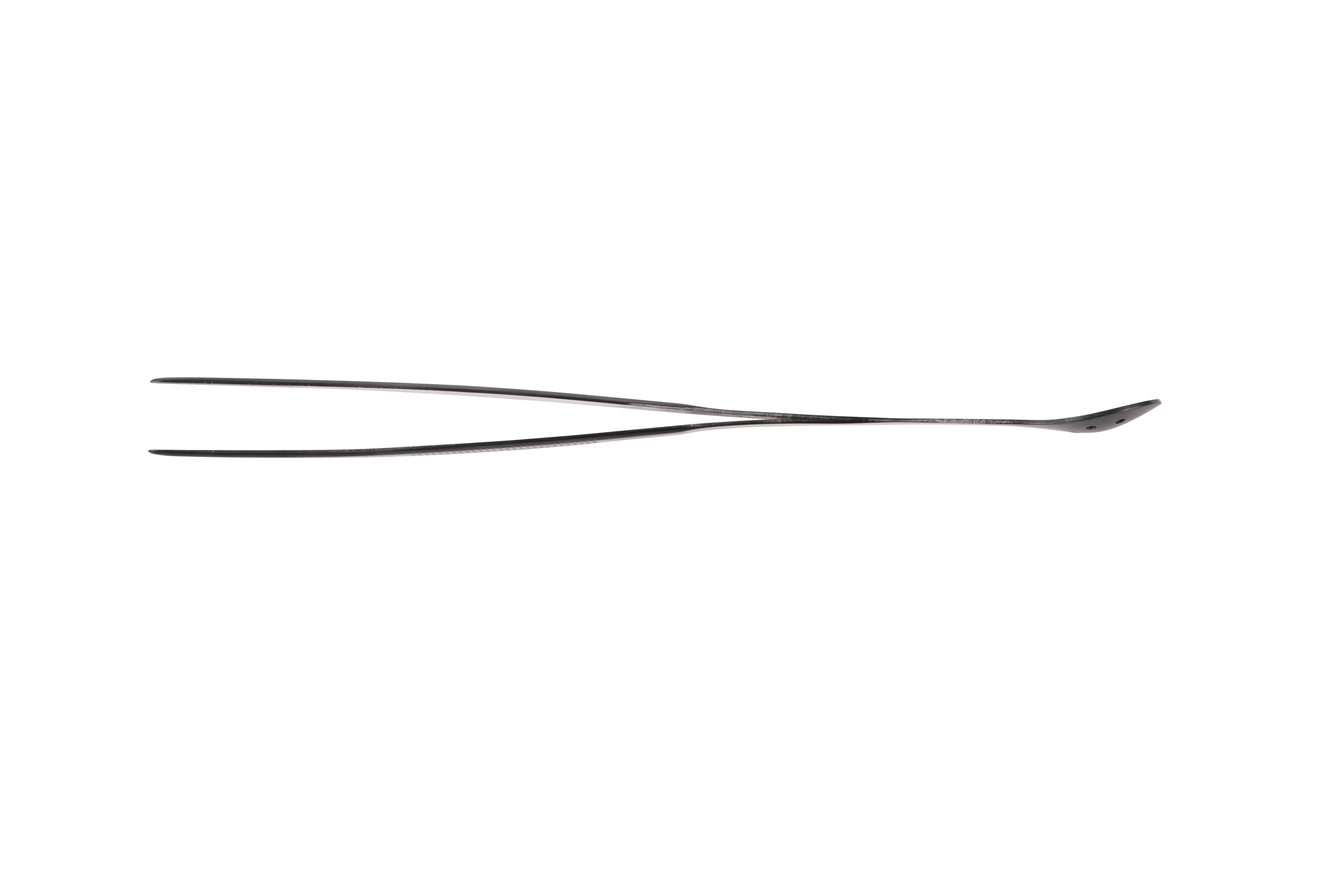 Tweezers with spoon, gunmetal 27 cm