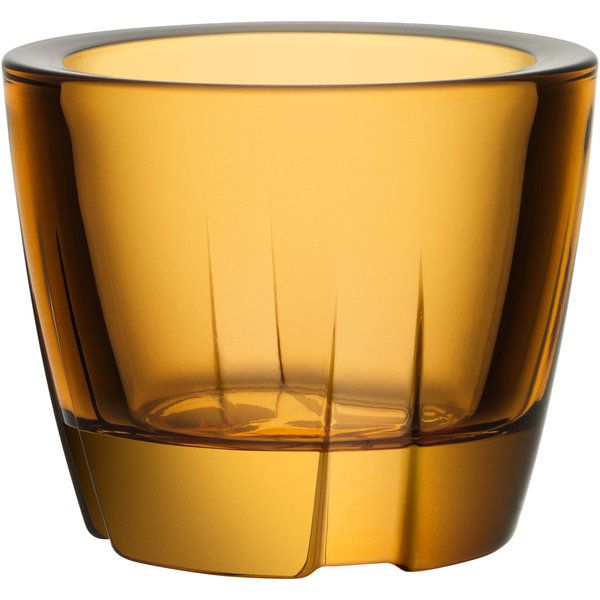 Bruk Rusty Orange Votive - Kosta Boda