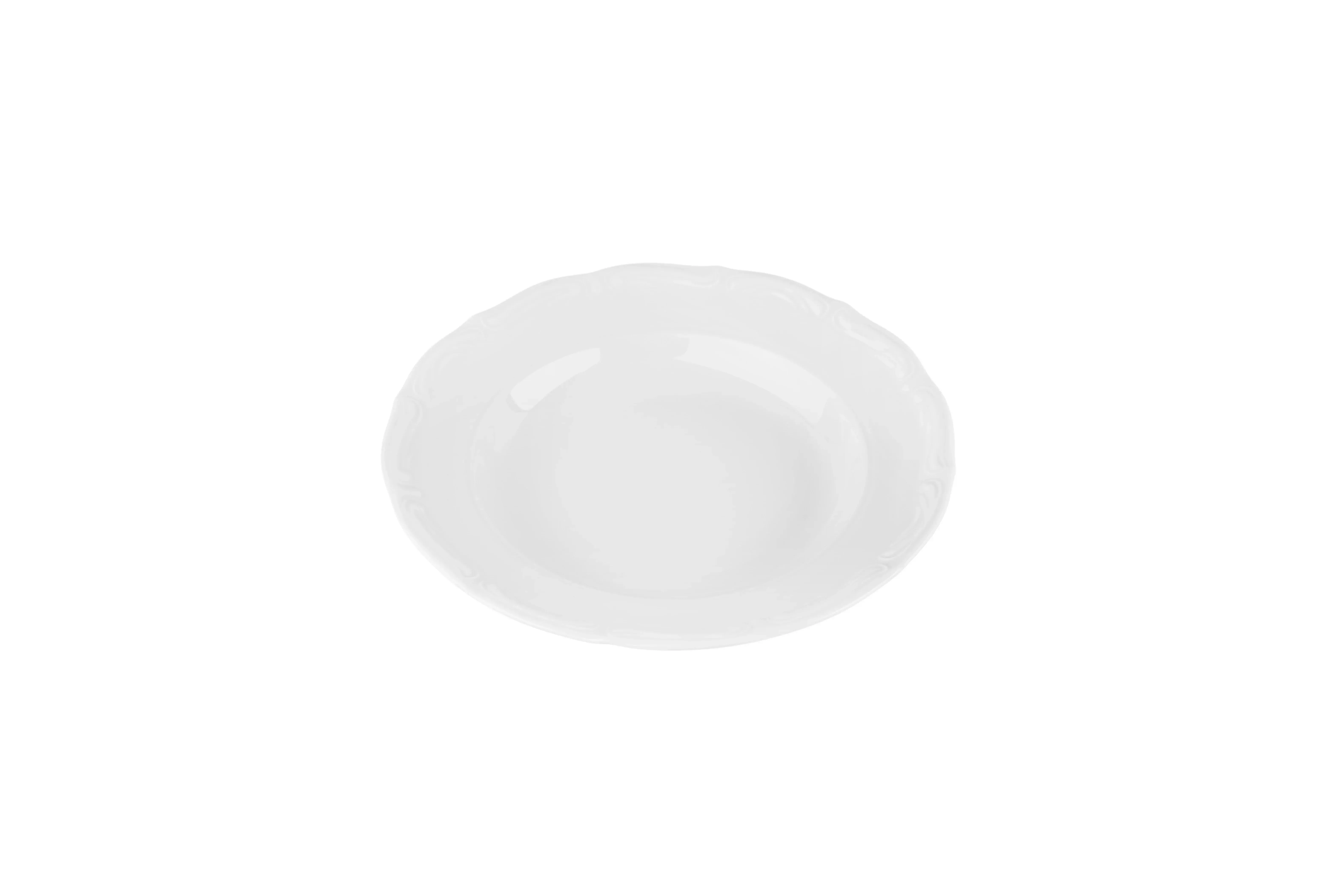 Maria White Deep Plate 22cm