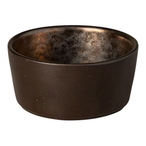 Lagoa - Low Bowl 20cm, 68,5cl, Metal Brown