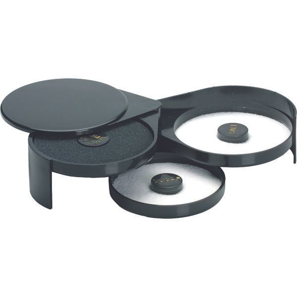 Salz & Zucker Glasrimmer, schwarz