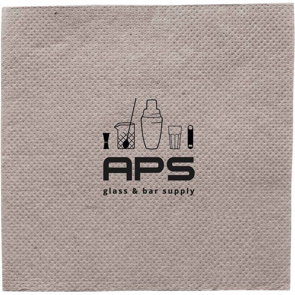 Cocktailservietten, 20x20cm ,1/4, 2lg, 100 Stk, recycled