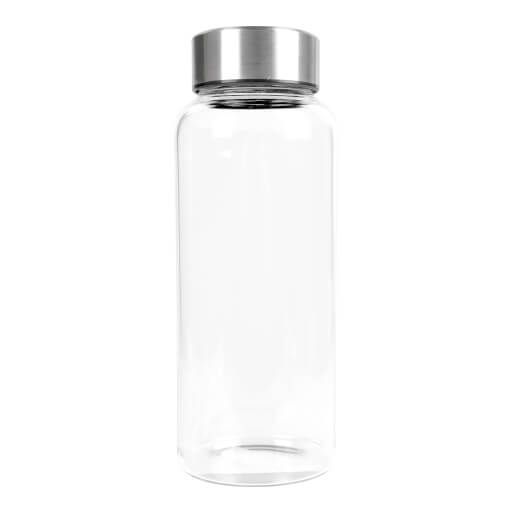 Wasserflasche mit Edelstahldecke, mit 1L Schankhilfe
