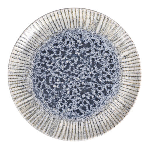 162932 Iris Blue Flat Plate 32cm 