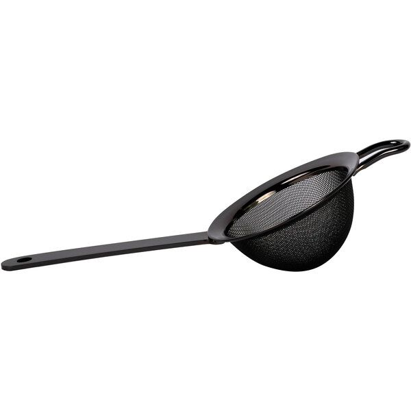 Barsieb Edelstahl Schwarz eloxiert 7,6cm