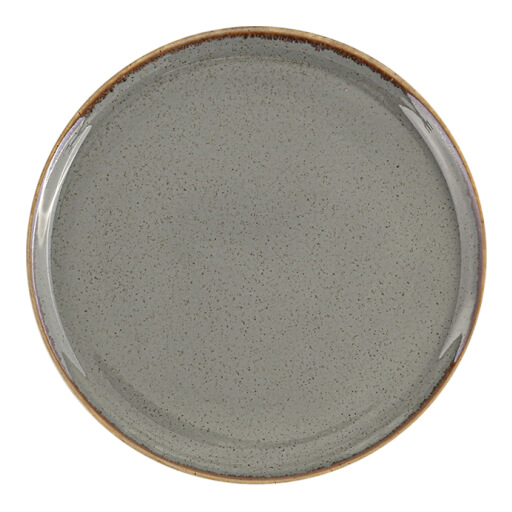 162932 Seasons Dark Grey Flat Plate 32cm 