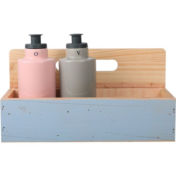 Multibox Holz Blau