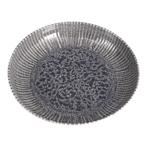 368117 Iris Grey Bowl 17cm 