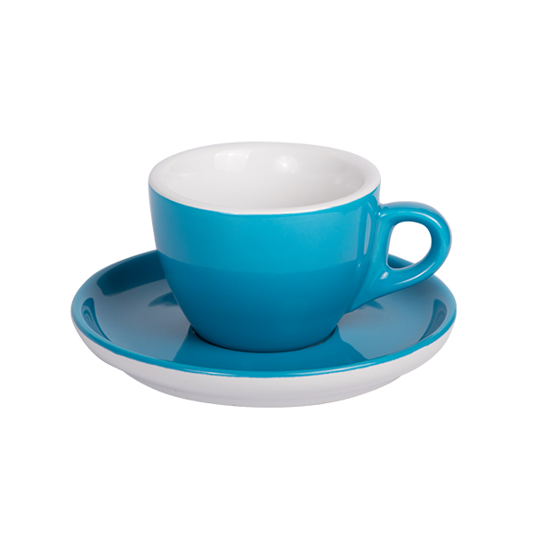 Kaffee Tasse mit Untertasse 160ml Blau 312C