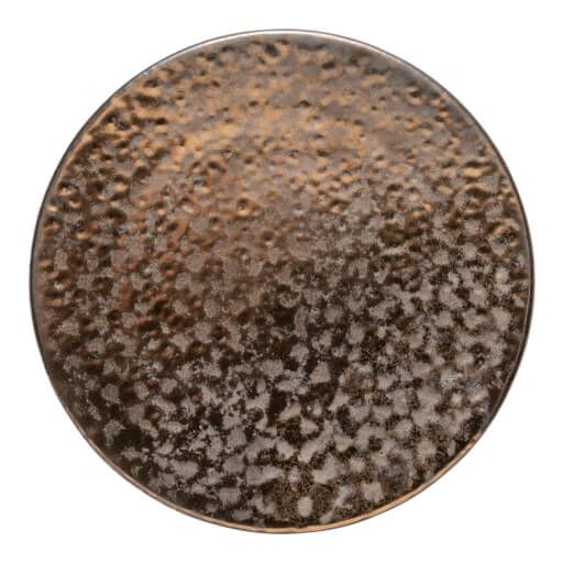 Round Plate "Resonance", brown, 20 cm