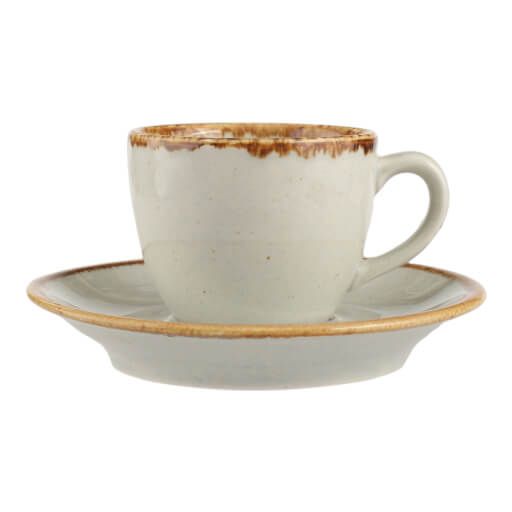 212109 Seasons Grey Coffee Cup&Saucer 80Cc