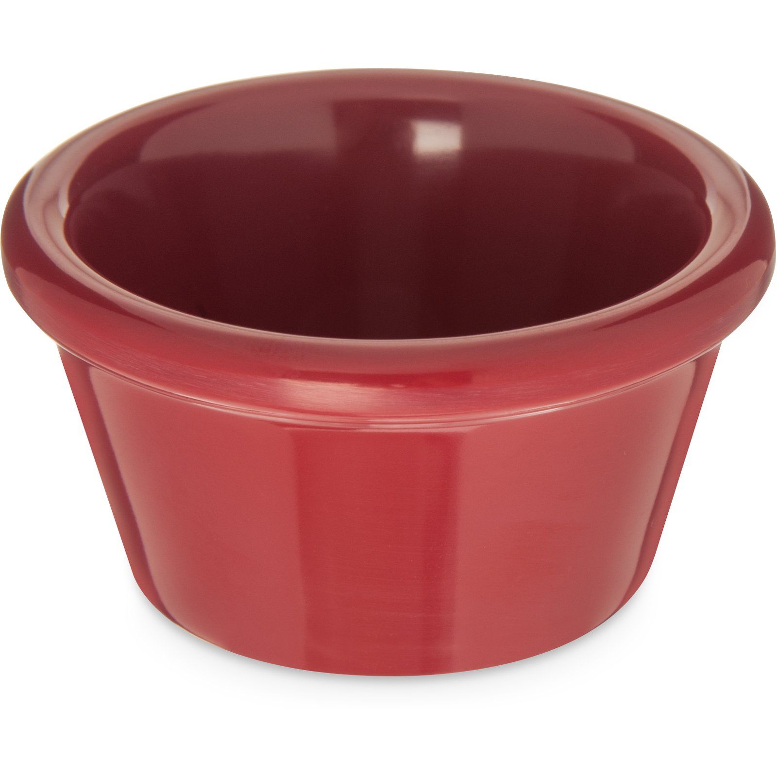 Melamine Ramekin Smooth 2 oz roma red
