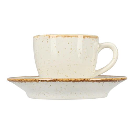 212109 Seasons Beige Coffee Cup&Saucer 80Cc