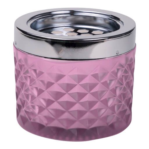 Windaschenbecher Glas, rosa