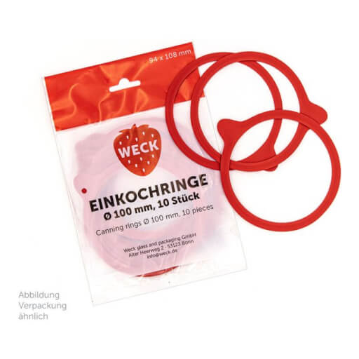 Einkochring für Einweckgläser 10 cm - 10 pcs