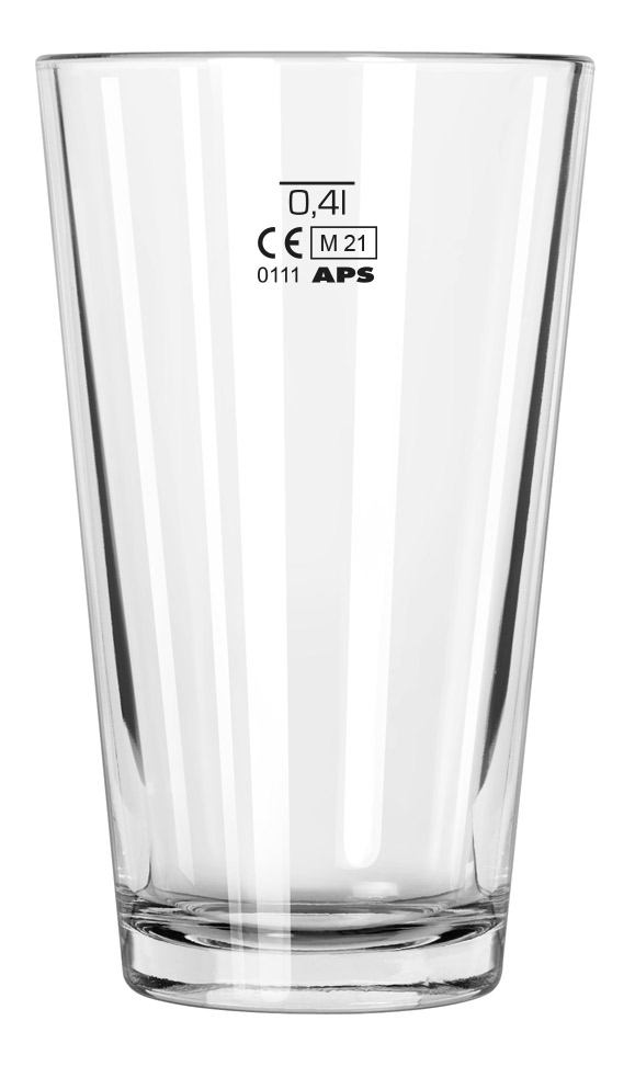 Libbey Boston-Shaker Glas mit 0,4L Eichung