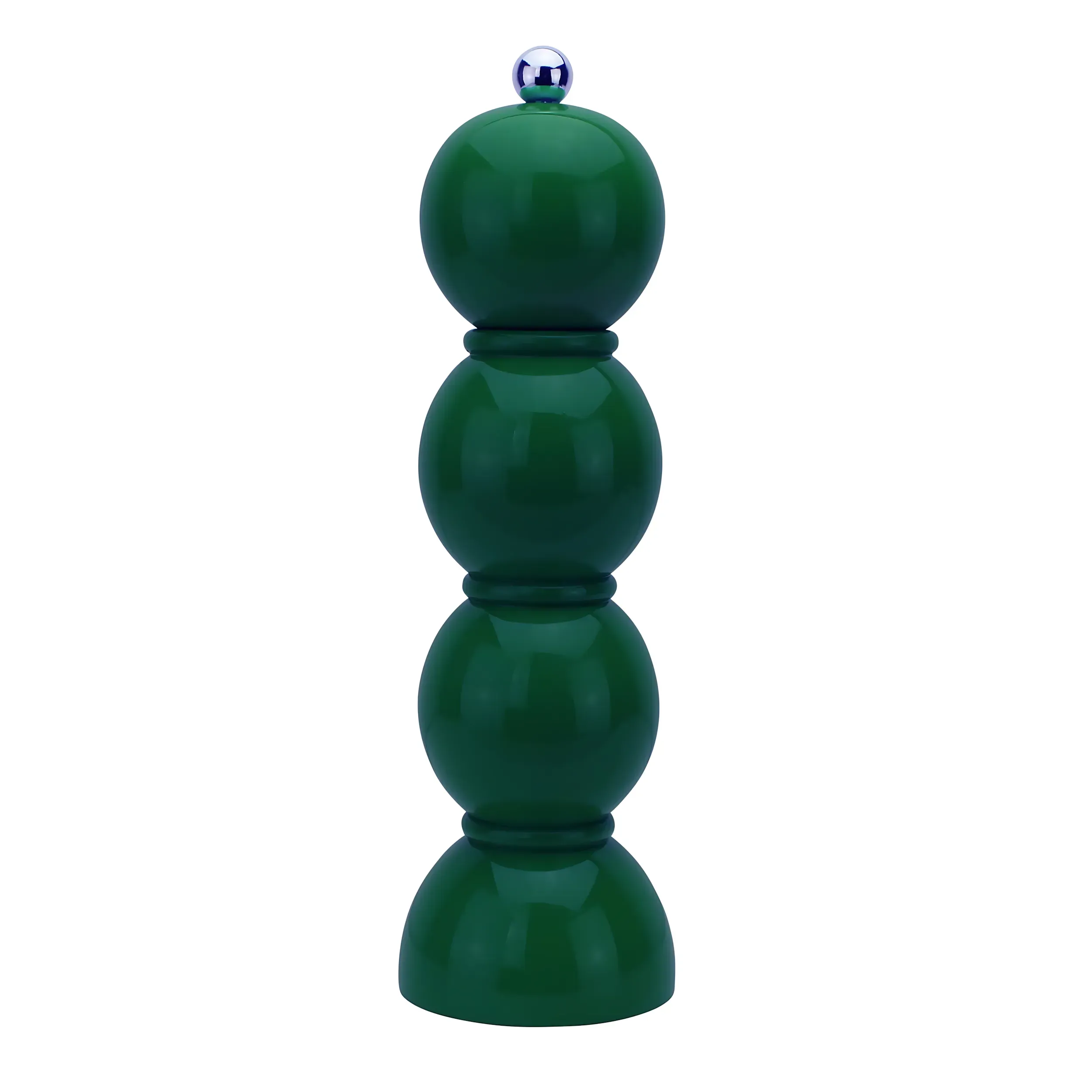 Salt & Pepper Mill "Bobbin", Racing Green, 23,5 cm