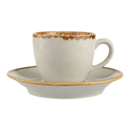 212109 Seasons Grey Coffee Cup&Saucer 80Cc 