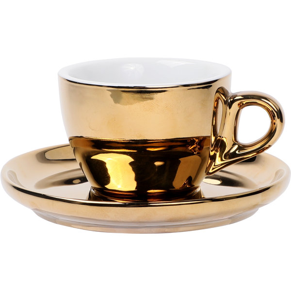 Kaffee Set 160ml, gold