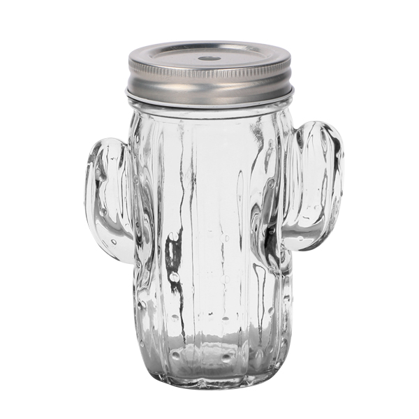 Cactus Drinking Jar 414ml